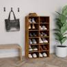 Shoe Rack Smoked Oak 54x34x100.5 cm Engineered Wood Colour smoked oak Quantity in Package 1 Number of Number of shelves 