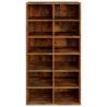 Shoe Rack Smoked Oak - Stylish Storage Solution | Hipo Market