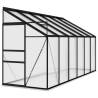 Anthracite Aluminium Greenhouse - 7.77 m³ for Your Garden