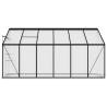 Anthracite Aluminium Greenhouse - 7.77 m³ for Your Garden