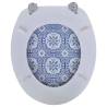 Stylish Toilet Seat with MDF Lid - Porcelain Design