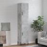 Highboard Concrete Grey 34.5x34x180 cm Engineered Wood Colour concrete grey Quantity in Package 1 Model 1 door 