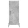 Stylish Highboard Concrete Grey - 34.5x34x180 cm