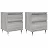 Bedside Cabinets 2 pcs Grey Sonoma | Stylish & Durable Design