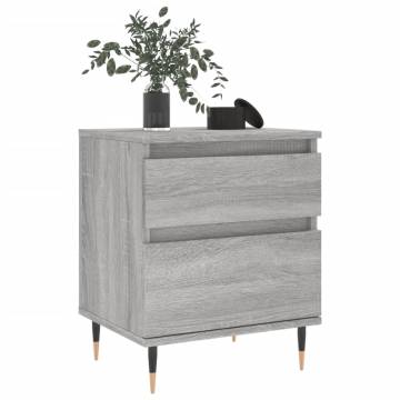 Bedside Cabinets 2 pcs Grey Sonoma | Stylish & Durable Design