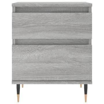 Bedside Cabinets 2 pcs Grey Sonoma | Stylish & Durable Design