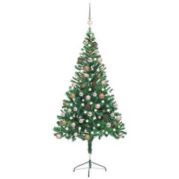 Artificial Pre-lit Christmas Tree 150cm with Ball Set - HipoMarket