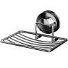 RIDDER Shower Soap Dish - Chrome, Suction Cup, 13x12x7.7 cm