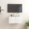 Hanging TV Cabinet High Gloss White 60x30x30 cm Colour high gloss white Quantity in Package 1 