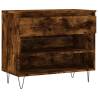 Shoe Cabinet Smoked Oak 70x36x60 cm - Stylish Storage Solution