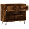 Shoe Cabinet Smoked Oak 70x36x60 cm - Stylish Storage Solution