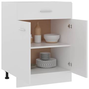 Drawer Bottom Cabinet White 60x46x81.5 cm | Hipomarket