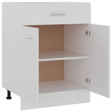 Drawer Bottom Cabinet White 60x46x81.5 cm | Hipomarket