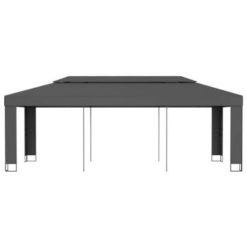 Gazebo with Double Roof 3x6m Anthracite - Ideal for Events