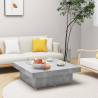 Coffee Table Concrete Grey 90x90x28 cm Engineered Wood Colour concrete grey Quantity in Package 1 