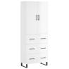 Elegant Highboard High Gloss White - Stylish Storage Solution