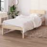 Bed Frame Solid Wood Pine 100x200 cm Colour natural Size 100 x 200 cm 