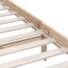 Solid Wood Pine Bed Frame 100x200 cm - Modern Style