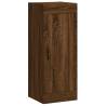 Elegant Wall Mounted Cabinet Brown Oak - 34.5x34x90 cm