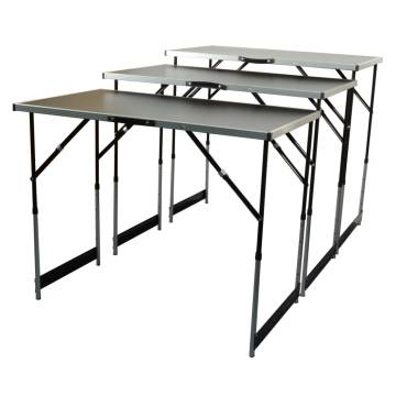 Brüder Mannesmann Folding Table Set - 3 Pcs | Durable & Compact