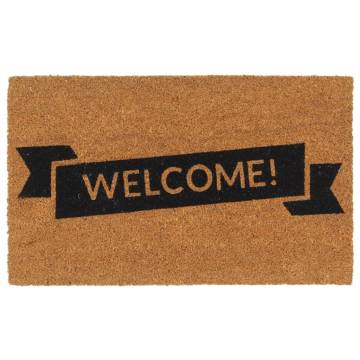 Natural Coir Door Mat 45x75 cm - Durable & Non-Slip