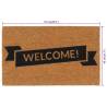 Natural Coir Door Mat 45x75 cm - Durable & Non-Slip