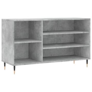 Shoe Cabinet Concrete Grey | Stylish & Functional Storage