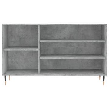 Shoe Cabinet Concrete Grey | Stylish & Functional Storage