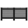 Stylish Black Radiator Cover 172x19x81.5 cm - HipoMarket