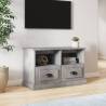 TV Cabinet Concrete Grey 80x35x50 cm Engineered Wood Colour concrete grey Size 80 x 35 x 50 cm Quantity in Package 1 