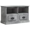 Concrete Grey TV Cabinet - Stylish & Practical 80x35x50 cm