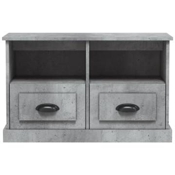 Concrete Grey TV Cabinet - Stylish & Practical 80x35x50 cm