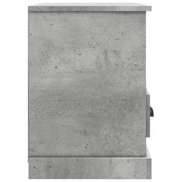 Concrete Grey TV Cabinet - Stylish & Practical 80x35x50 cm