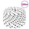 Work Rope White 10 mm 100 m Polyester Colour white Quantity in Package 1 Length 100 m Diameter 10 mm 