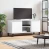 TV Cabinet High Gloss White 104x35x50 cm Engineered Wood Colour high gloss white Quantity in Package 1 