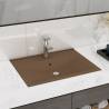 Luxury Basin with Faucet Hole Matt Cream 60x46 cm Ceramic Colour matte cream 