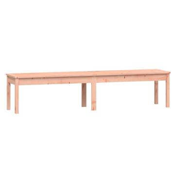 Classic 2-Seater Garden Bench - Solid Douglas Wood