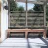 Classic 2-Seater Garden Bench - Solid Douglas Wood