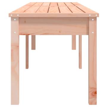 Classic 2-Seater Garden Bench - Solid Douglas Wood