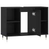 Bathroom Cabinet Black 80x33x60 cm - Stylish & Durable