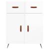 Elegant Highboard High Gloss White - Stylish Storage Solution