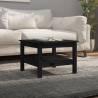 Coffee Table Black 55x55x40 cm Solid Wood Pine Colour black Size 55 x 55 x 40 cm Quantity in Package 1 