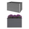 Garden Raised Bed WPC 150x100x91 cm Grey Colour grey Size 150 x 100 x 91 cm Quantity in Package 1 