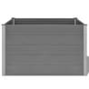 Garden Raised Bed WPC 150x100x91 cm Grey - Durable & Stylish