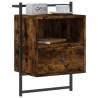 Wall-Mounted Bedside Cabinets - Smoked Oak | Hipo Market