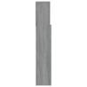 Headboard Cabinet Grey Sonoma - Stylish Bedroom Storage