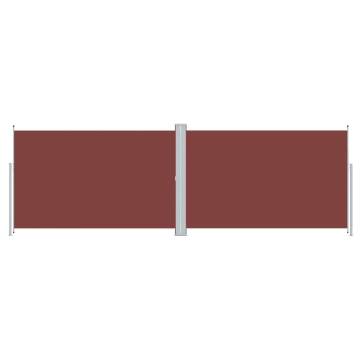 Retractable Side Awning Brown 200x600 cm | Hipomarket