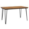 Garden Table with Hairpin Legs - Solid Acacia Wood | HipoMarket