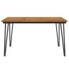 Garden Table with Hairpin Legs - Solid Acacia Wood | HipoMarket