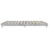 Concrete Grey Bed Frame 200x200 cm - Engineered Wood | HipoMarket